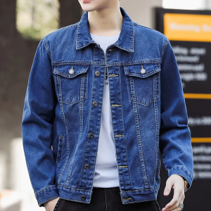 Mens Denim Jacket Size: M-3XL High Quality Maong Jacket Casual Denim Coat for men