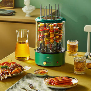 Home Small Smoke Free Electric Oven Mini Barbecue Indoor Grill Power Smokeless Grill Electric Bbq Grill Rotation