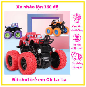 FREESHIP MAX - Combo 4 xe ô tô nhào lộn 360 độ bánh đà lớn chạy đà cực mạnh cực chất chất liệu nhựa ABS nguyên sinh - 1 Xe nhào lộn bánh đà cho bé