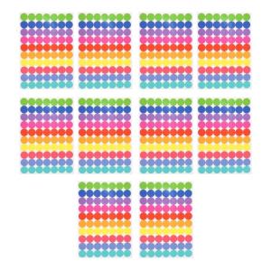 700 Counts Colorful Dot Sticker 0.75Inch Writable Round Label For Packaging Seal Envelope Card Scrapbooking Journaling