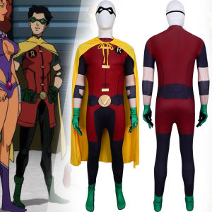 Teen Titan Robin cosplay costume batman cosplay halloween stage show costumes holiday gifts