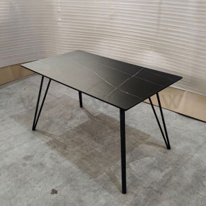 Wfurniture Stylish Modern Wood Dining table Cafe Restaurant Table Meja Makan  Dining Table 桌子 餐桌