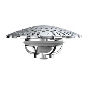 Quick Drainages Bathroom Sink Stoppers Odorproof Designs Sturdy Brass Construction Detachable Hair Catcher Insert