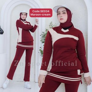 COD Setelan senam wanita dewasa baju olahraga perempuan celana olahraga cewek baju olahraga stelan aerobic yoga pakaian zumba