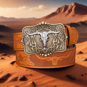 Womens Mens Western Belt Cowboy Cowgirl Country Belt for Jeans Pants Christmas Gift