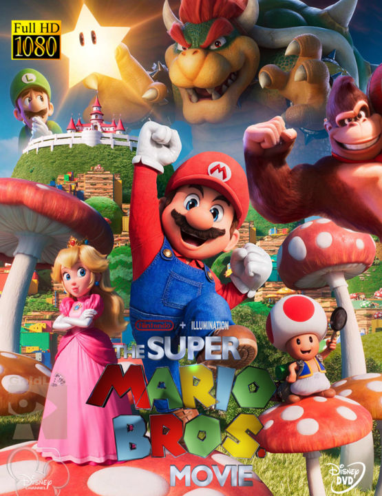 DVD The Super Mario Bros Movie -f170 Bluray Features Dvd Video No