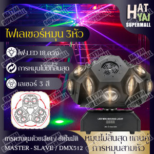 🚀Hatyai Supermall🚀 ไฟดิสโก้เทค ไฟเลเซอร์เวที ไฟ LED ดิสโก้ปาร์ตี้ Disco Party Lights ไฟเทคปาร์ตี้ LED ไฟกระพริบปาตี้ ไฟดิสโก้ ไฟแฟลชบนเวที ไฟลำแสง แสงอ
