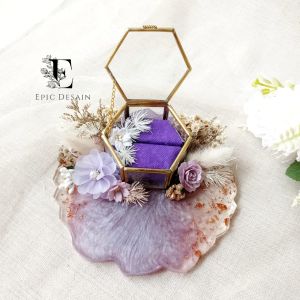 Kotak Cincin Unik Tunangan Lamaran - Kotak Penyimpanan Perhiasan Cincin