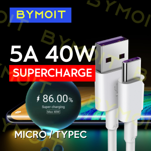 BYMO 5A 22.5W Charger for HUAWEI SuperCharge 40W 5A 4.5V Travel Adapter P10 Pro P20 Pro Mate 9 10 20 X Pro P30 Pro Mate 30 Huawei Charger