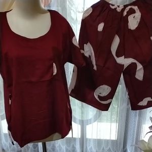 SET CLNA PENDEK BALI KOMBI muat bb 67 satu kilo muat 4 pcs