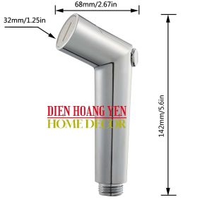 XỊT THÔNG MINH Vòi Xịt Vệ Sinh điều khiển bằng nút gạt trái phải xịt bồn cầu và dây cài đủ bộ