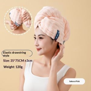 Ocshean  mũ khăn lau khô tóc nhanh dày với thiết kế đuôi rộng để hấp thụ nhanh