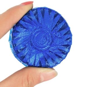 TOILET BOWL AUTOMATIC CLEANER TREASURE BLUE TABLET BLOCK FLUSH CLEANER BUBBLE WASH BATHROOM FRAGRANCE TOILET TABLET PEMBERSIH TANDAS