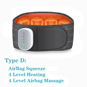 Inflatable Red Light Heating Waist MassagerElectric Lumbar Protect BraceVibration Massage BeltBack Airbag Support Relax CareBack Airbag Support Relax Care