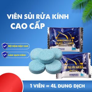 COMBO 5 Viên rửa kính xe làm sạch kính xe 1 viên = 4 lít nước