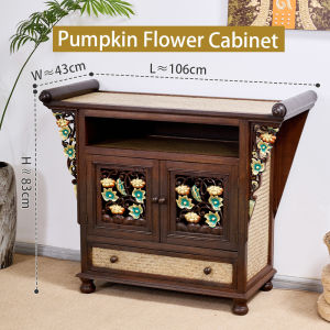 ตู้ตกแต่งไทยเอเชียตะวันออกเฉียงใต้ทางเดินพาร์ทิชันตู้วินเทจความคิดถึงบุคลิกภาพเก็บตู้ทีวี