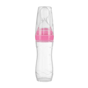 Hamshmoc Soft Silicone Baby Supplementary Spoon Squeeze Multi-Function ChildrenS Supplementary Food Bottle Multi-Function Rice Spoon For Baby Feeder