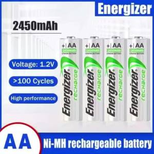 Original AA/AAA (Double A/Triple A) 1.2V NiMH Rechargeable Batteries for Electronics & Toys