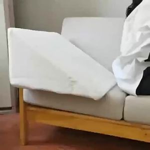 Big Wedge Bed Pillow Helps with Sleep Acid Reflux Elevated Supportive Cushion Removable Pillow Cover
