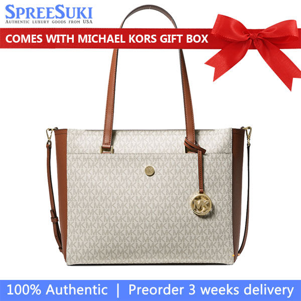 Michael Kors Handbag In Gift Box Maisie Large Logo 3-In-1 Tote Bag