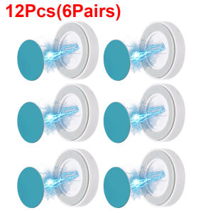 24Pcs Magnetic Hooks Wall Mount Strong Holder Hook for Fridge Remote Control Storage Holder Cabinet Home Organizer Hooks