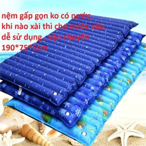 nệm nước mát 190*75*5 gấp gọn dễ vệ sinh