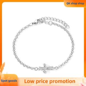 ✨QK shop✨ Personalized Retro Cross Couple Bracelet For Women Men Simple Adjustable Bracelets Couple Jewelry Gifts