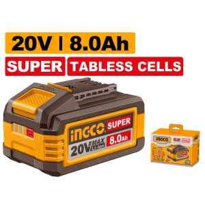 INGCO 20V TABLESS CELLS BATTERY PACK | ONE BATTERY FITS ALL P20S CORDLESS POWER TOOLS