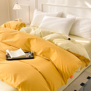 Dansunreve Cotton Quilt Cover 800TC Solid Premium Hotel Quality Duvet Cover Soft Single/Queen/King/Super King Duvet Quilt Cover Green Blue Yellow Grey Khaki