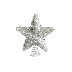 XYAX Hollow Design Christmas Star Topper DIY Unique Xmas Tree Pendant Charming Shiny Christmas Tree Hanging Ornament Holiday Decor