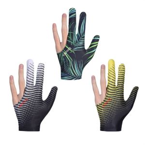 sejue4373 gloves for billiards left/right hand Left Hand Billiard Accessories Men Women Breathable Anti-skid Pool Snooker Glove 3 Finger Glove Billiard Glove Cue Sport Glove