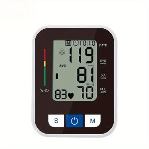【Original 】Blood Pressure Monitor Upper Arm Automatic Digital BP Monitor Adjustable Large Cuff. Monitoring Meter for Home Use.USB Power Mode.Sound Playback.