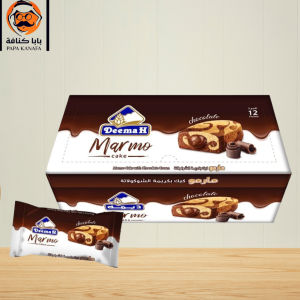 Deemah Marmo Chocolate – 40 g soft sponge cake layered with creamy chocolate ( 1 box )