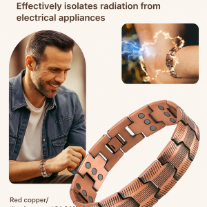 Red Copper Magnetic Therapy Bracelet Mens Bracelet Magnetic Bracelet Health Bracelet Bangle Jewelry Gift