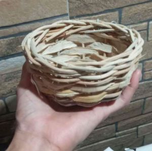Canary Nest Basket (Small Medium Large) Bamboo/Rattan)