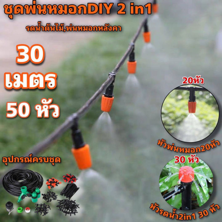 10 อันดับ ชุดพ่นหมอกและรดน้ำอัตโนมัติยอดนิยม ใช้ง่าย ประหยัดน้ำ อัปเดตปี 2025