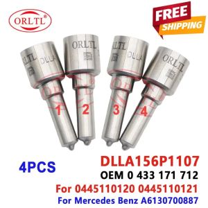 4 PCS NEW DLLA 156 P 1107 For BZ 6130700887 Nozzle DLLA156P1107 0433171712 For Benz 0445110120 0445110121 DLLA 156P1107