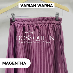 Rok Plisket Premium Jumbo 100% [ KALEM SERIES ] / Rok Rempel / Rok Lipet / Rok Plisket Wanita