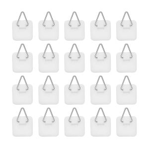 20pcs Wall Plate Hanger Display Holder 2.5cm Adhesive Picture Hanger