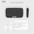 Keyboard wireless Touchscreen Alphun Air Mouse Touchpad 2.4GHz - H18 - Black [GRATIS ONGKIR]. 