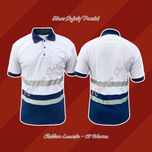 Kaos Safety Kerah / Kaos Polo Safety Pendek / Poloshirt / Polo Shirt / Kaos Polo Premium Kombinasi