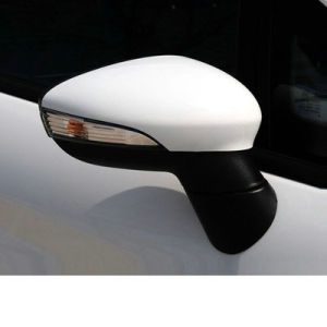 White Auto Side mirror covers for Ford Fiesta VI MK6 CB1 CCN 2009 2017 Wing caps replace Hatchback Sedan Van left right