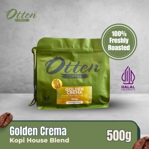 Golden Crema - Kopi House Blend 500gr - Commercial Blend Biji / Bubuk Otten Coffee