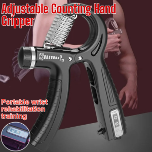 Hand Grip Adjustable Counting Hand Gripper Resistance Grip Finger Wrist Trainer Professional Grip Strength Deviceexerciser Rehabilitation Training Tool
