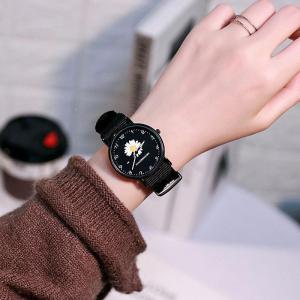 Jam Tangan Wanita Kanvas Fashion Korean / Jam Tangan Wanita Motif Bunga