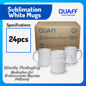 QUAFF Sublimation Coated White Mug 11OZ 24pcs per 1 Box