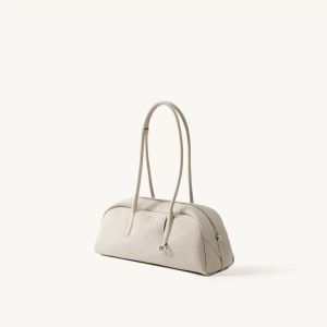 Pillow bag 2026 Womens handbag Boston bowling bag high-end baguette shoulder handbag bag genuine leather for women