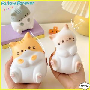 【Follow】【New Arrived】 COD ใหม่ของเล่นแมวบีบคลายเครียดทำจาก PU ลูกบอลคลายเครียดของเล่นโต๊ะการ์ตูนของเล่นคลายเครียด