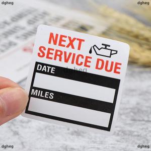 [COD] dgheg 100ชิ้น ม้วนเปลี่ยนน้ำมัน เตือนการบริการสติกเกอร์หน้าต่างสติกเกอร์รถ