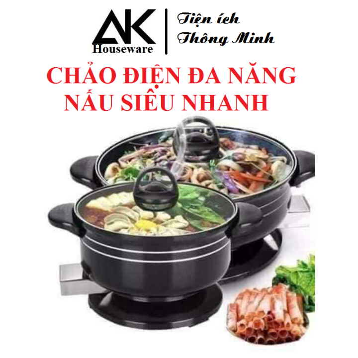 Chảo Điện Đa Năng Xào-Chiên- Lẩu -Rán 26CM | Lazada.vn